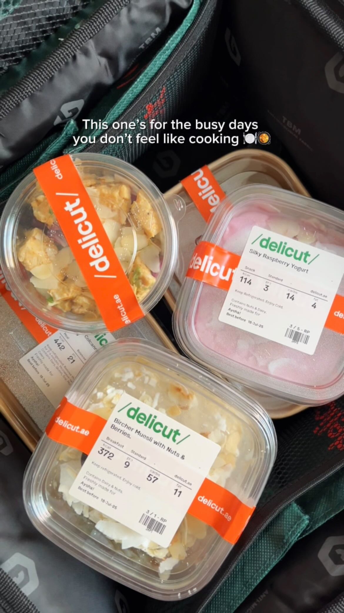 When you’re not in the mood of cooking, yet you want to eat mindfully, these @delicut.uae meal plans are really helpful 😃🥘 

I got to relax for the week with Delicut cooking all my meals of the day for me. Definitely much needed 🫶🏻 

They’d deliver early in the morning daily, you can choose your delivery timing according to your preference. The meals were all fresh and packed well. I’d just have to microwave or heat up before consuming. 

The weekly menu has a set of different cuisines you can choose from. Most of the items were low carb and high protein, but you can opt for a balanced meal as well. Don’t forget to add some snacks too! 🫐

I also got a special DISCOUNT CODE for you all 🤩 Use code “AYSHA” at checkout for 20% off on your first order and 5% off on renewals for weekly and monthly meal plans 🍽️
.
.
#dubaifoodblogger  #dubaieats  #dubaifood  #dubaimealplan #mealplandubai  #healthymealplan