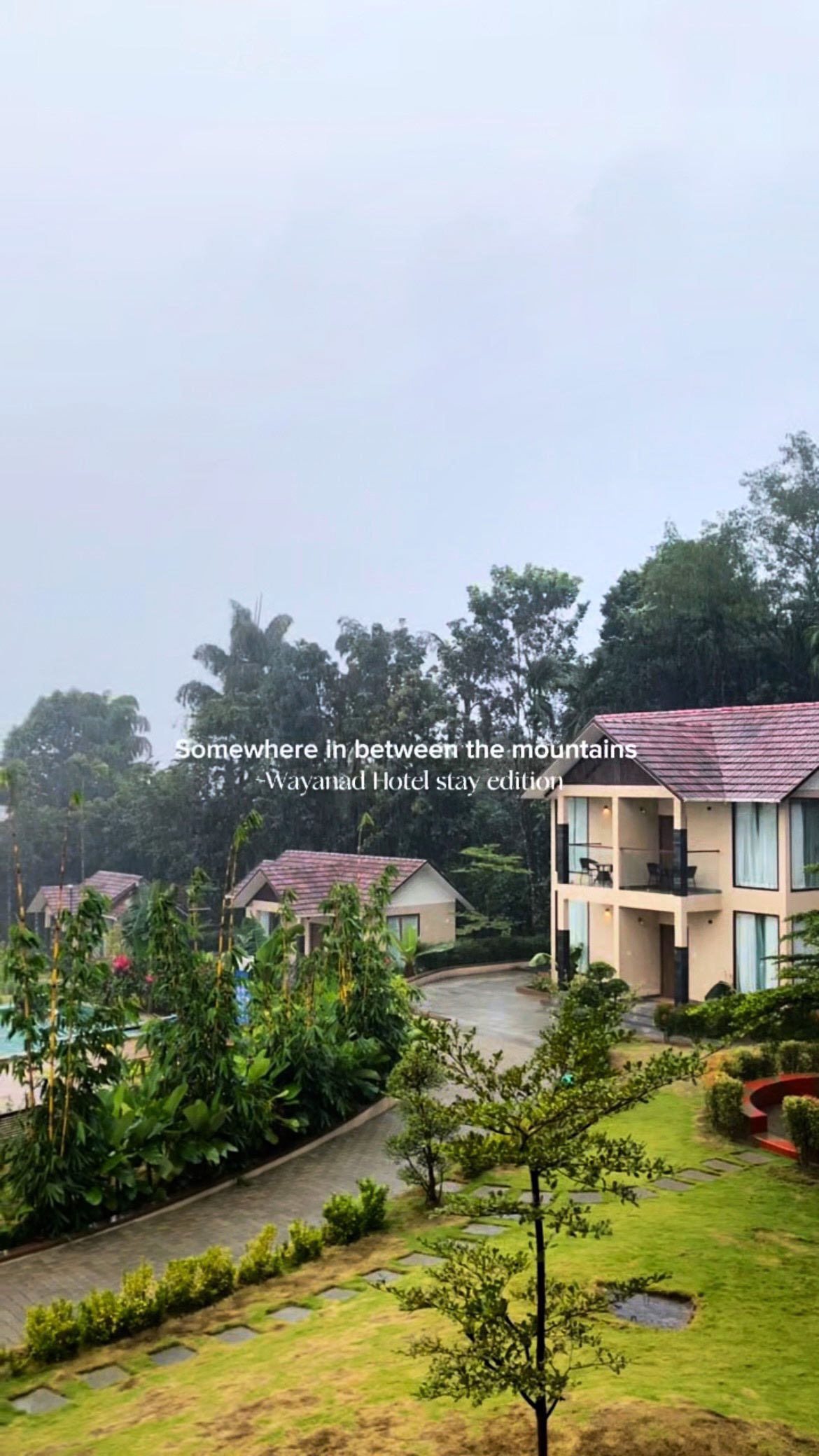 Our little stay in Wayanad deserves a spot on the feed. Literally amidst the mountains with beautiful green views⛰️

This resort opened only a few months back and is fairly clean, new and well maintained. We had a delightful time, it was mostly bright and sunny and when it rained, it looked beautiful 😍💗 

Save this spot for your next relaxing getaway in Wayanad 🫶🏻 

📍Mountain Vista Resorts, Wayanad, Kerala 

#wayanad #keralatravel #india #hotelstay #rainydays